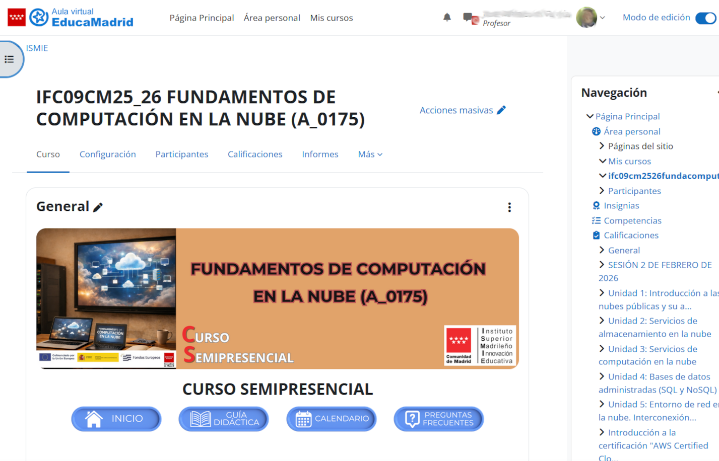 Previsualización del aula virtual